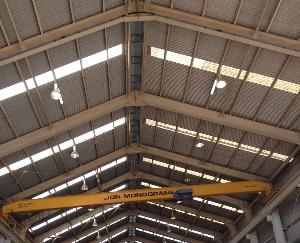 commercial roofing project