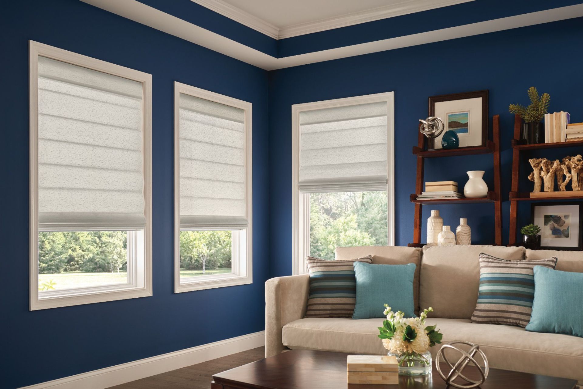 Roman Shades Orlys Interiors Glendora CA