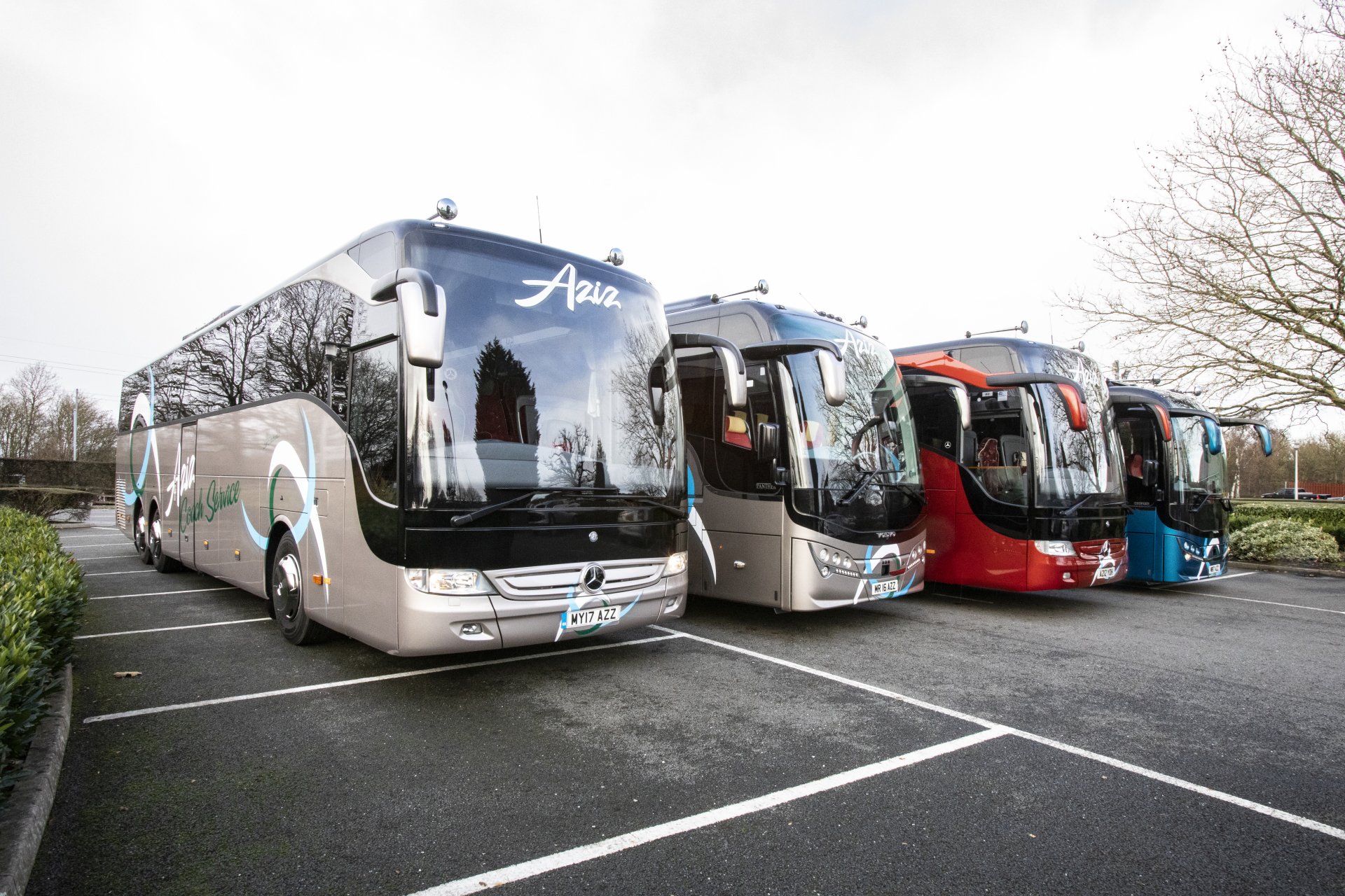 For affordable coach hire in West Midlands, call Aziz Coach Service