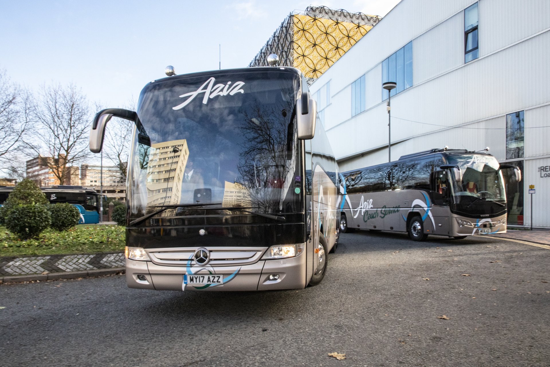 For affordable coach hire in West Midlands, call Aziz Coach Service
