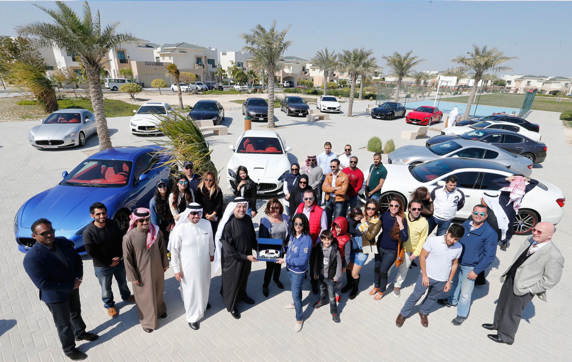 Riffa Views Hosts Maserati Car Owners in Bahrain