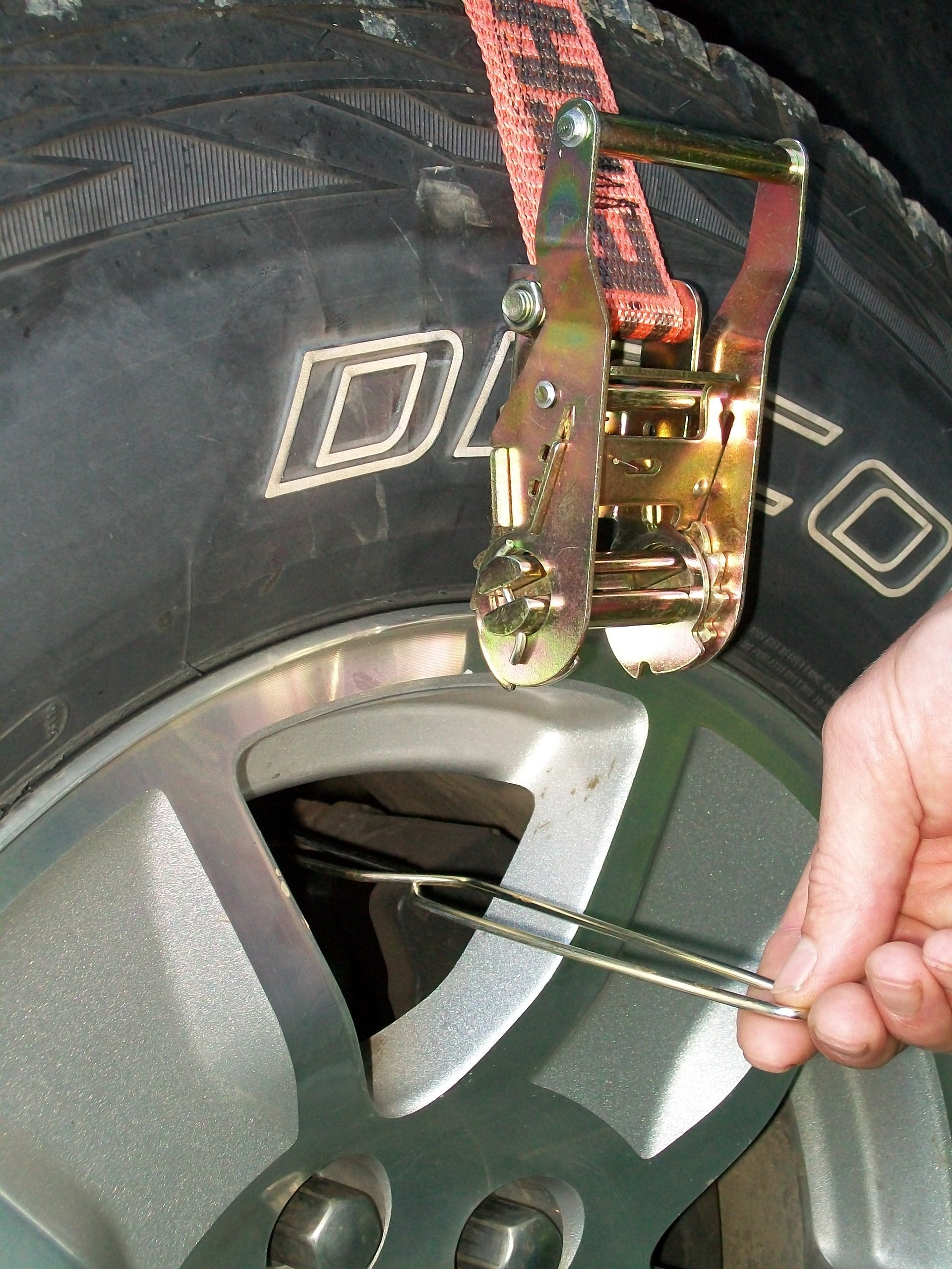 Tire traction aid installation instructions