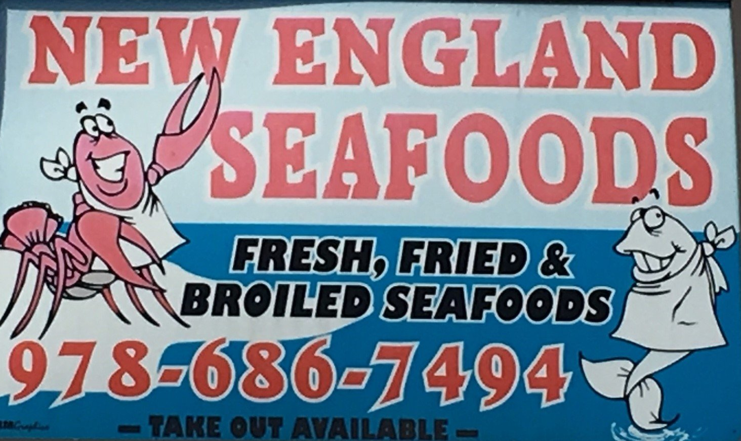 Seafood Restaurant Menu Methuen, MA New England Seafoods