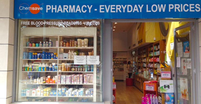 Corso Pharmacy Manly shop front