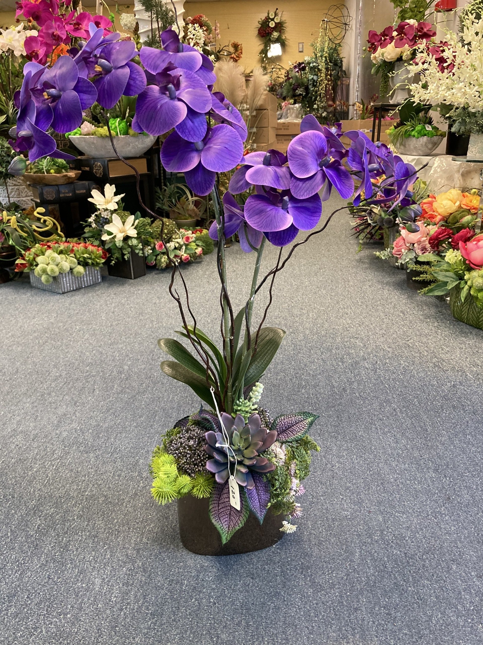 Silk Flowers, Wedding Arrangements, Dallas Designer Silk Gallery