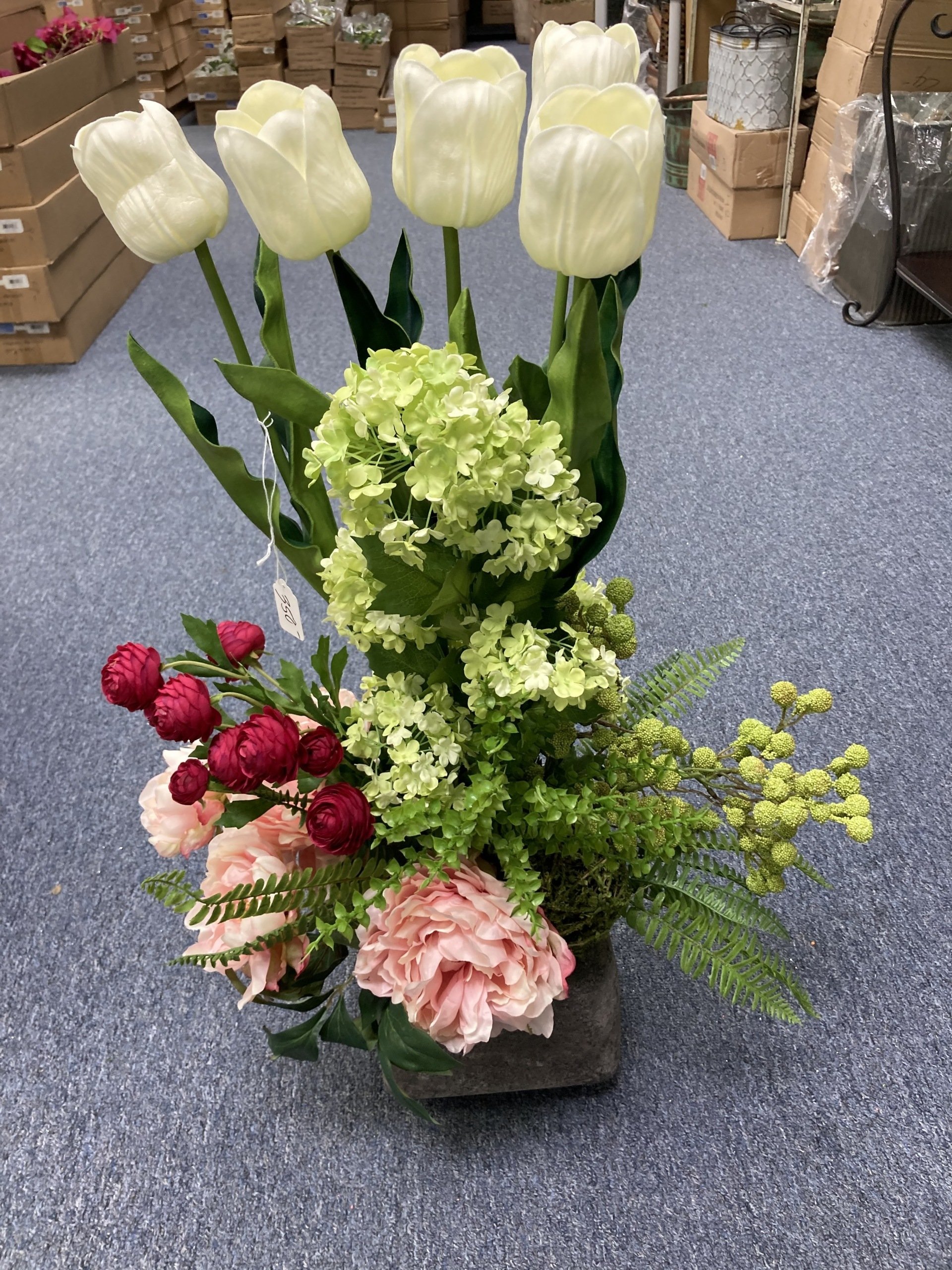 Silk Flowers, Wedding Arrangements, Dallas Designer Silk Gallery