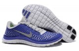 The Hottest Mens Nike Free 3.0 v4 Reflective Silver Dark Sapphire Blue
