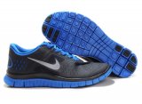 Buy Discount Womens Nike Free Run 4.0 v2 Black Blue
