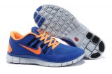 Buy Best Womens Nike Free Run 5.0 v2 Blue Orange