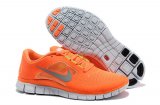 Top Sports Mens Nike Free 5.0 v3 Orange Grey