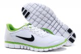 Clearance Mens Nike Free 3.0 v2 White Black Green