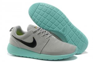 Best Womens Nike Roshe Free Run Grey Mint Green Black