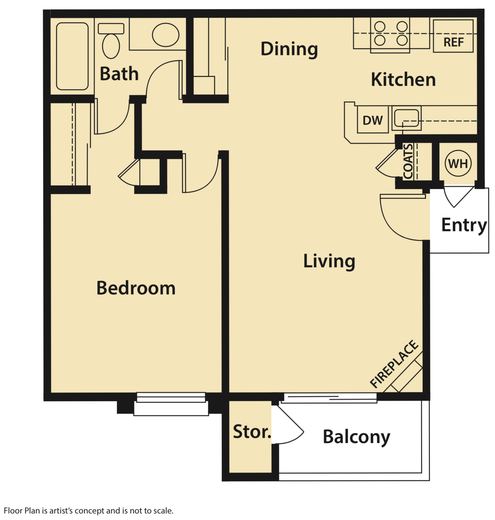 Floor Plans One and Two Bedrooms Portola Meadows