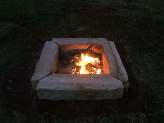 stone fire pit