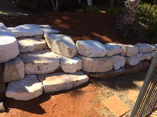 large stone block wall