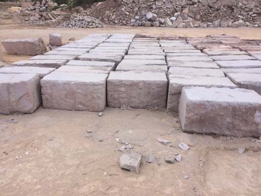 cut stone blocks