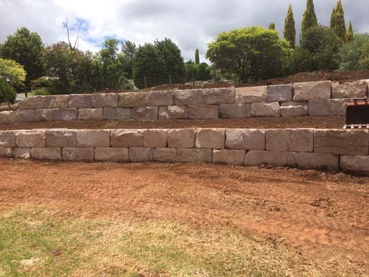 retaining wall multi level