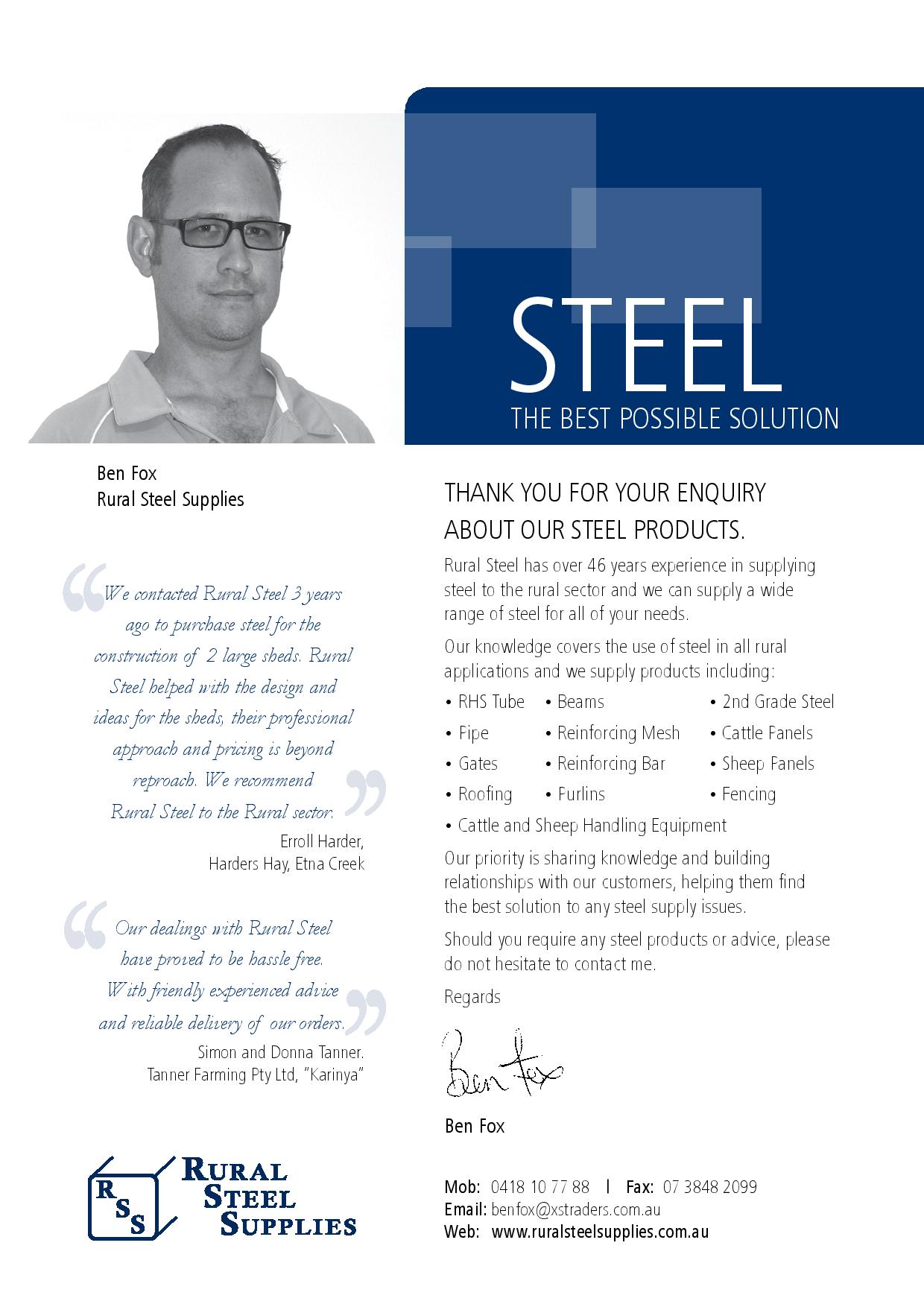 Rural Steel Supplies Brisbane, QLD Hot Specials