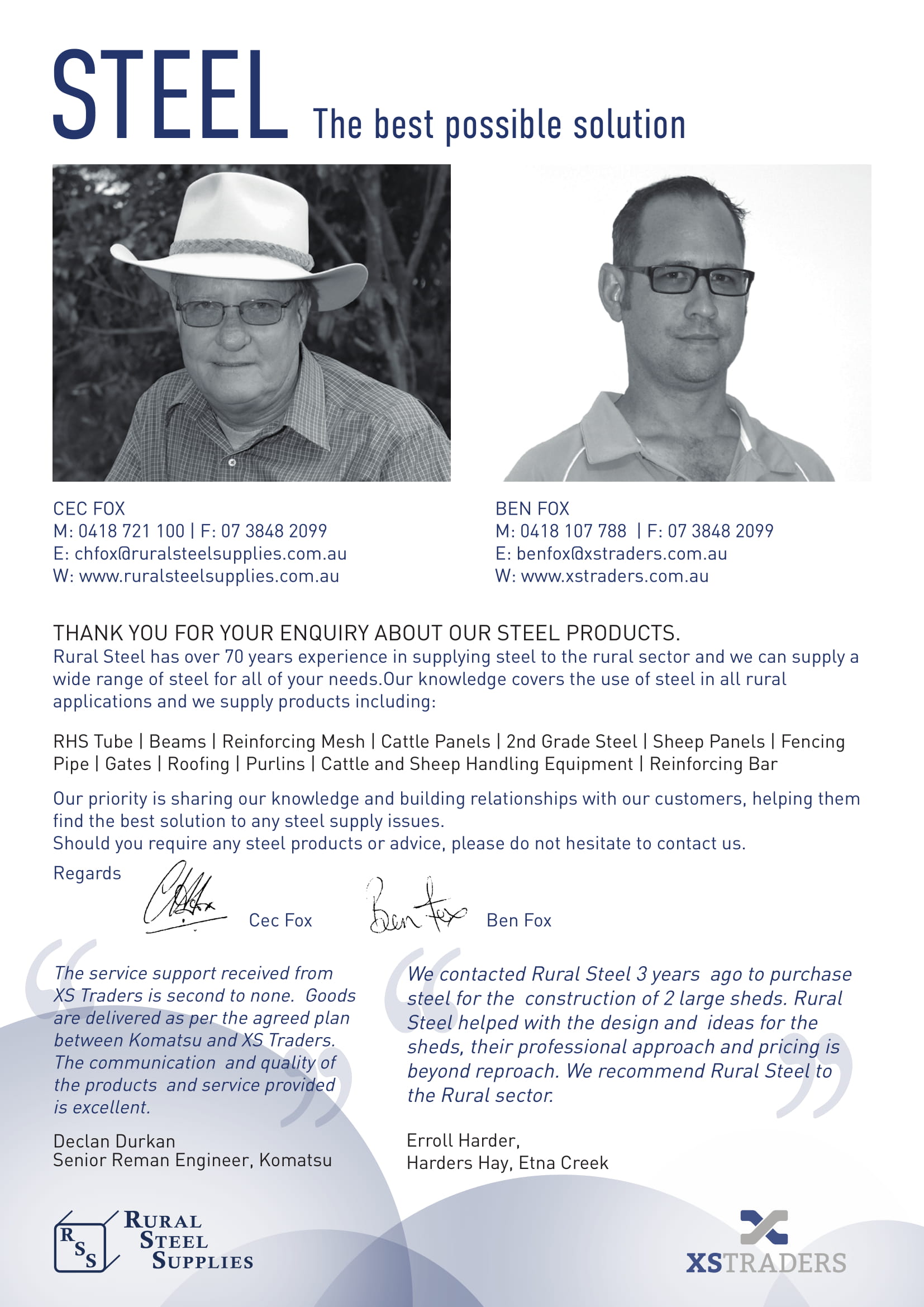 Rural Steel Supplies Brisbane, QLD Hot Specials