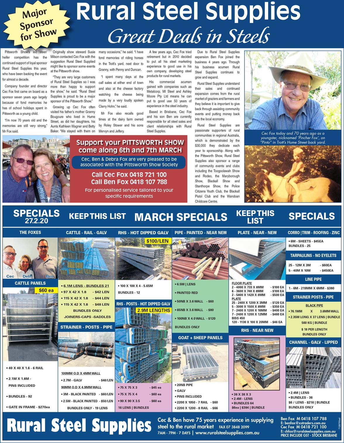 Rural Steel Supplies Brisbane, QLD About Us