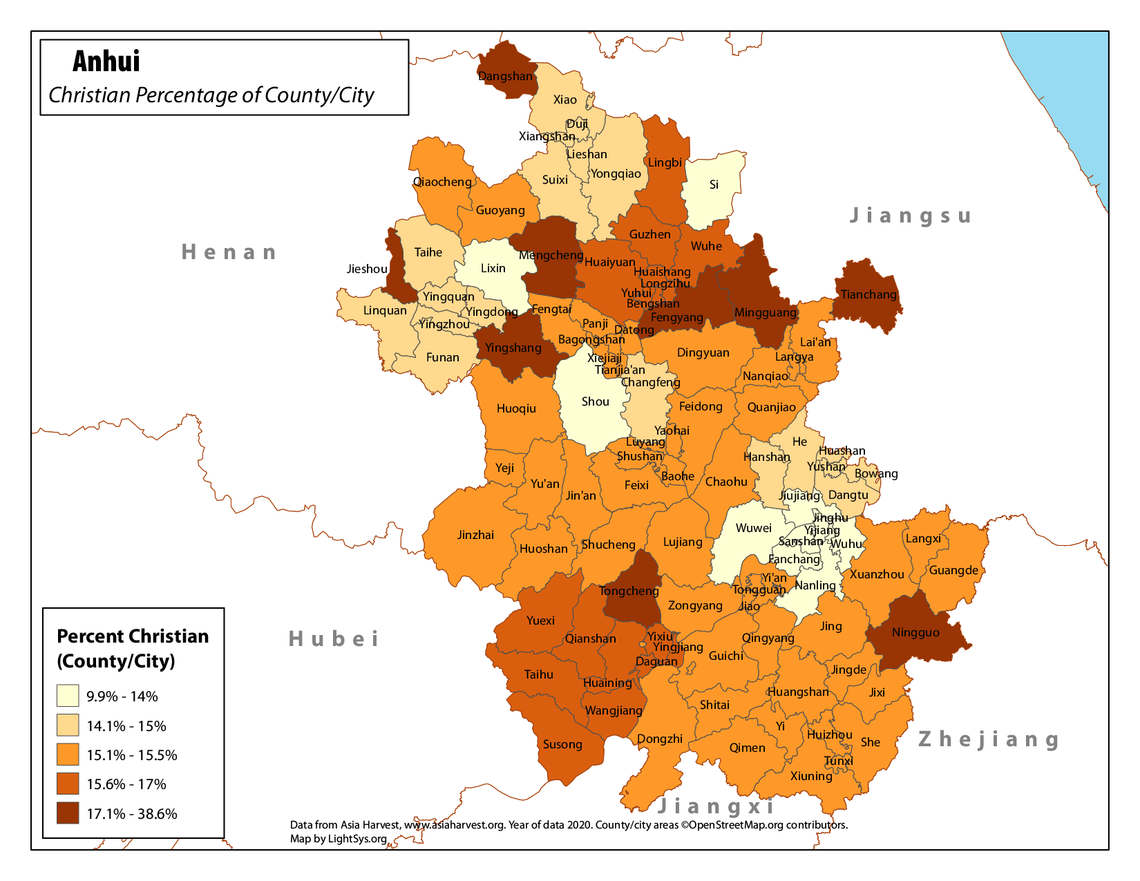 Anhui Province Asia Harvest