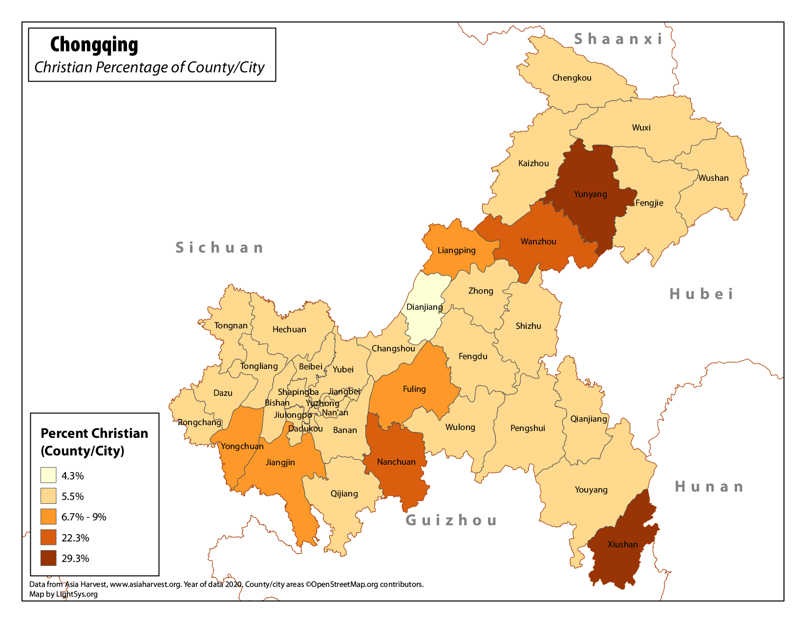 Chongqing Municipality Asia Harvest
