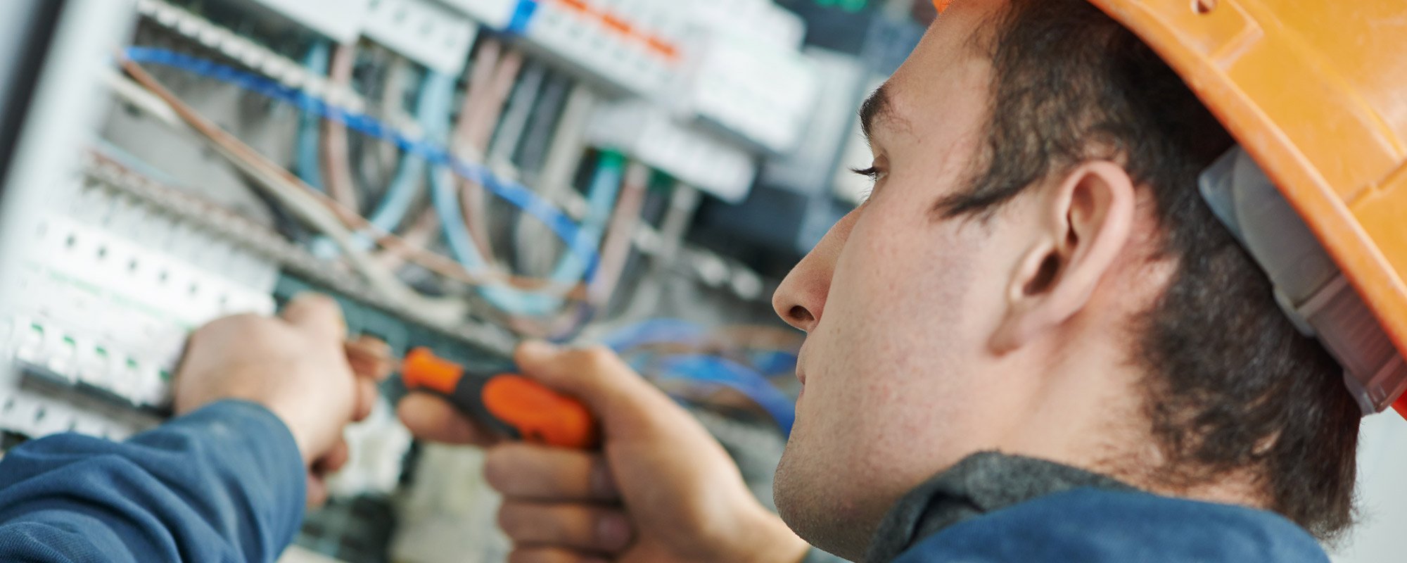 Specialist doing the maintenance work 