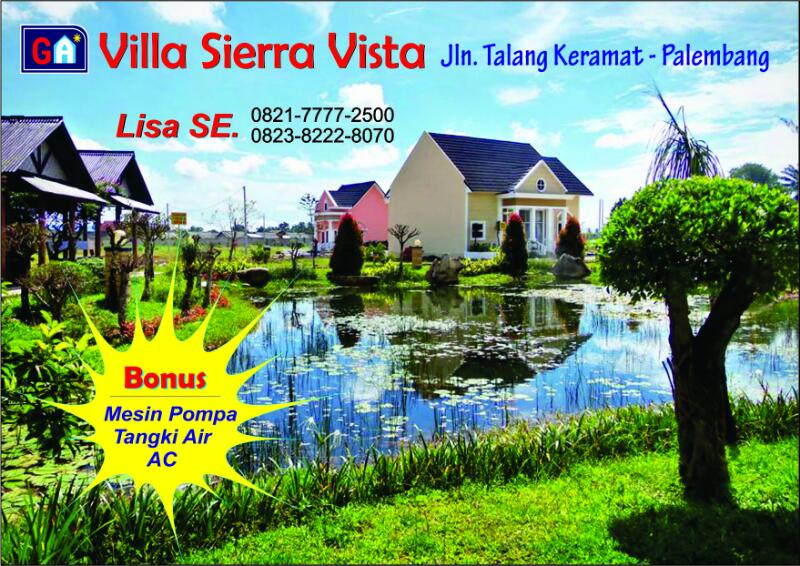 Rumah Baru di Perumahan Sierra Vista Palembang - Graha 