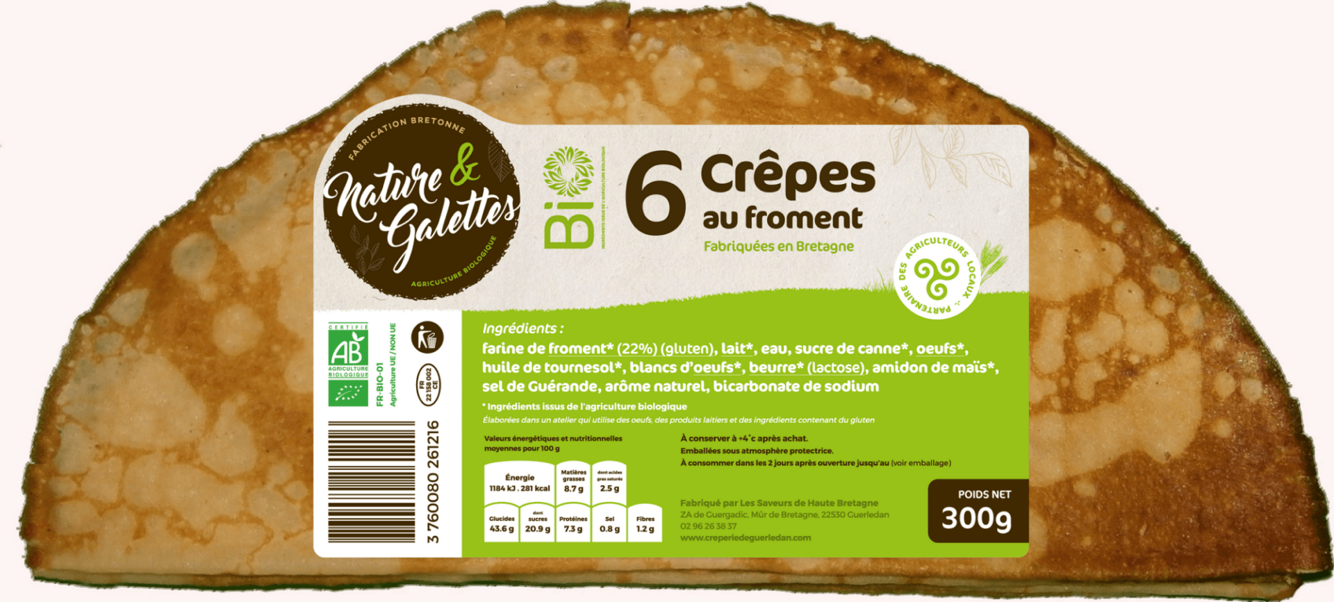 Crêpes au froment