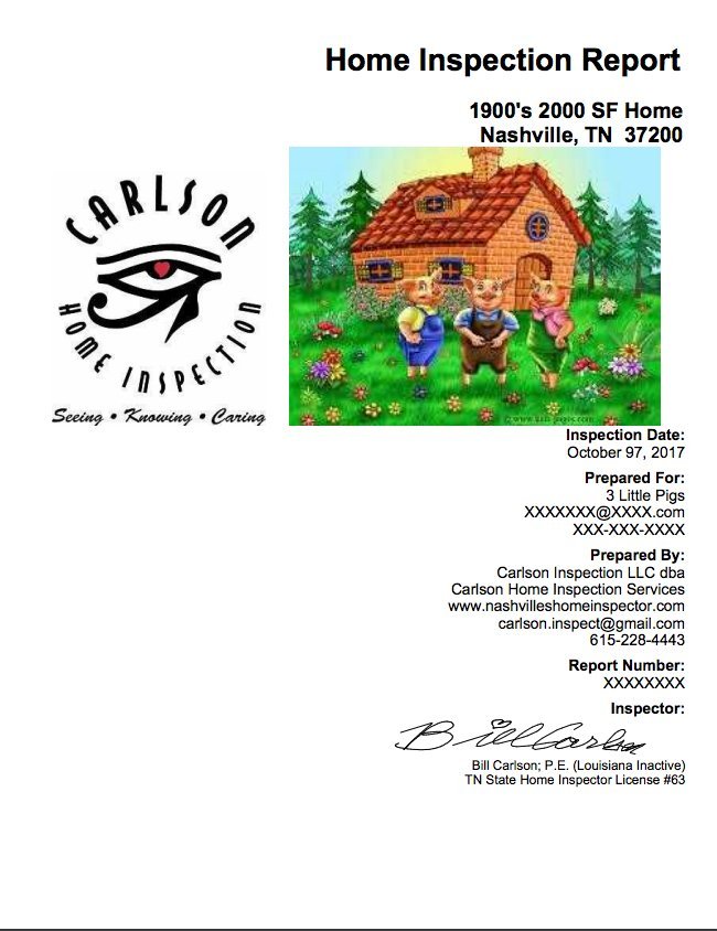 home inspection cost tn