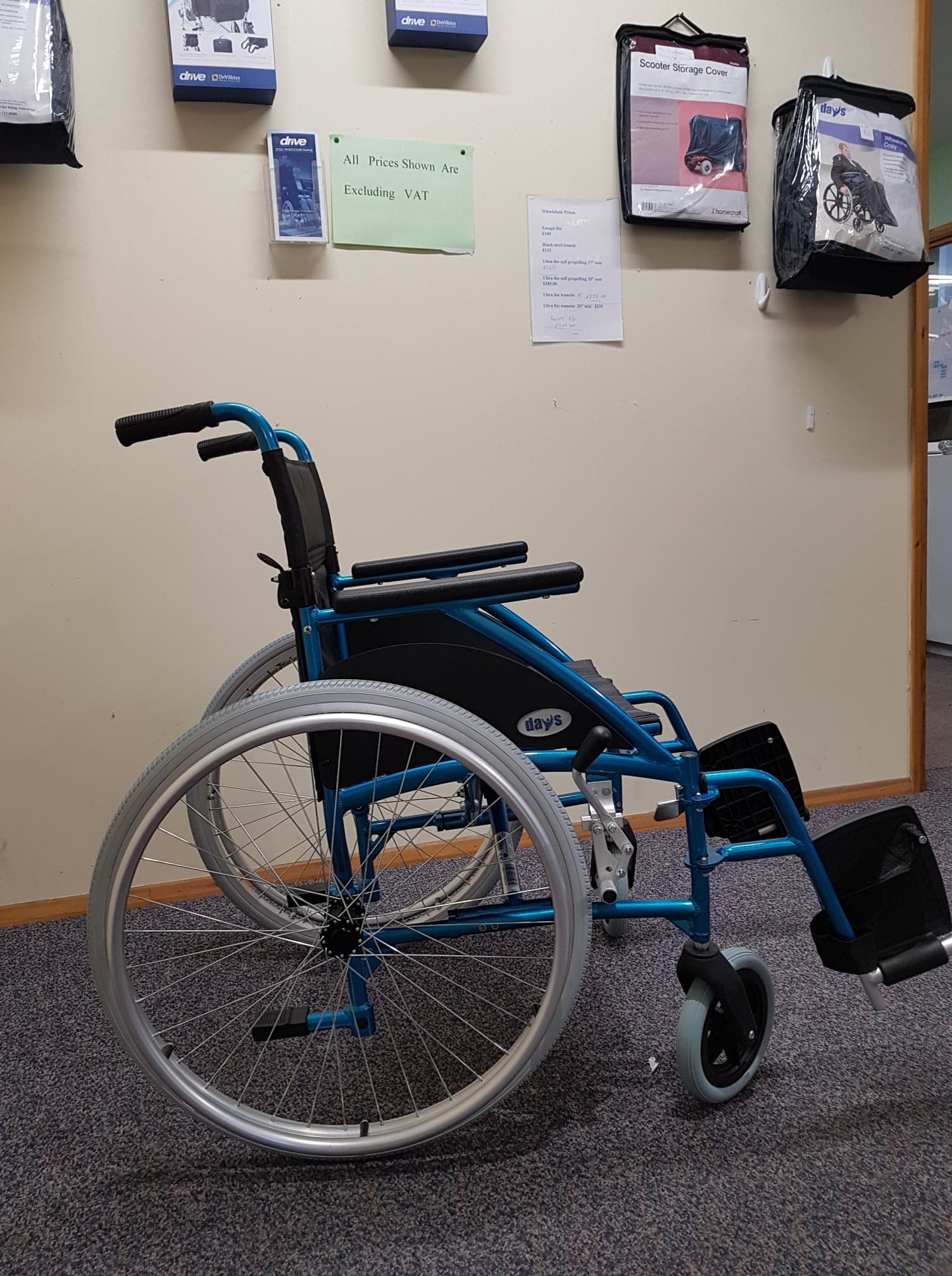 Wheelchairs for sale & Wheelchairs for hire Valley Mobility Services Ltd
