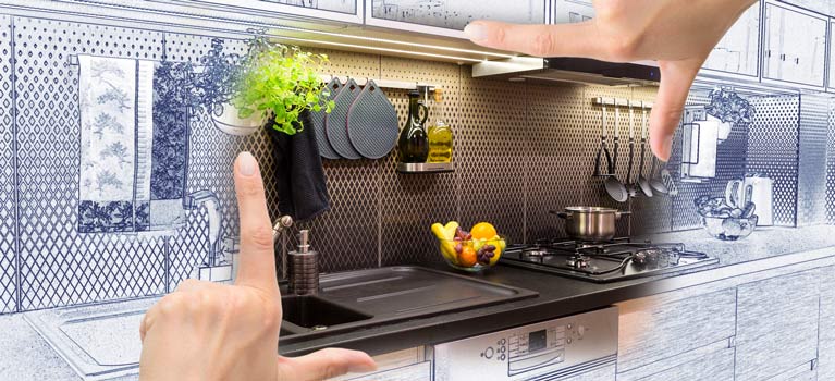 tech cut benchtops custom kitchen design Planning new kitchen benchtops on the Sunshine Coast