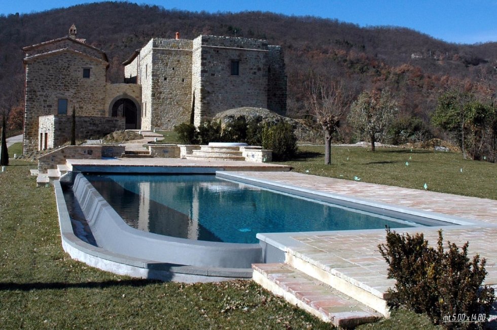 Costruzione piscine perugia centro piscine Piscine a sfioro prefabbricate