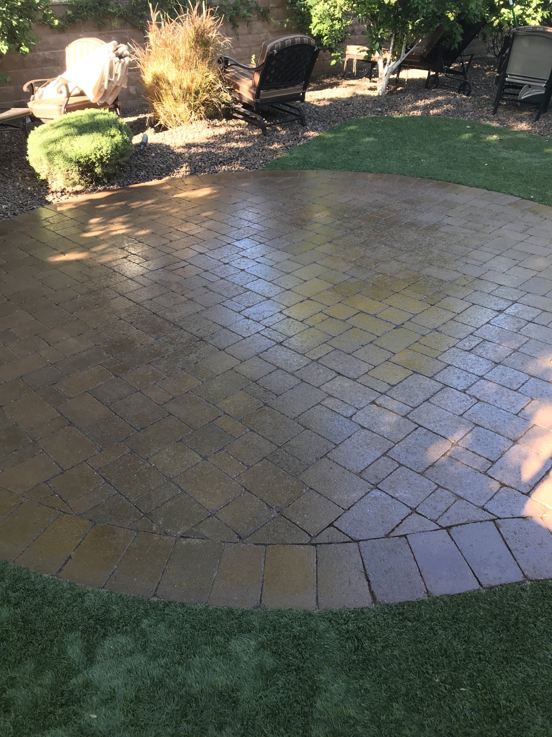 Concrete Paver Clean & Seal Glendale, Scottsdale, Phoenix Arizona Areas