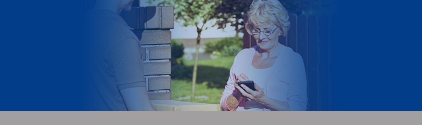 Old woman client of termite treatment Gold Coast