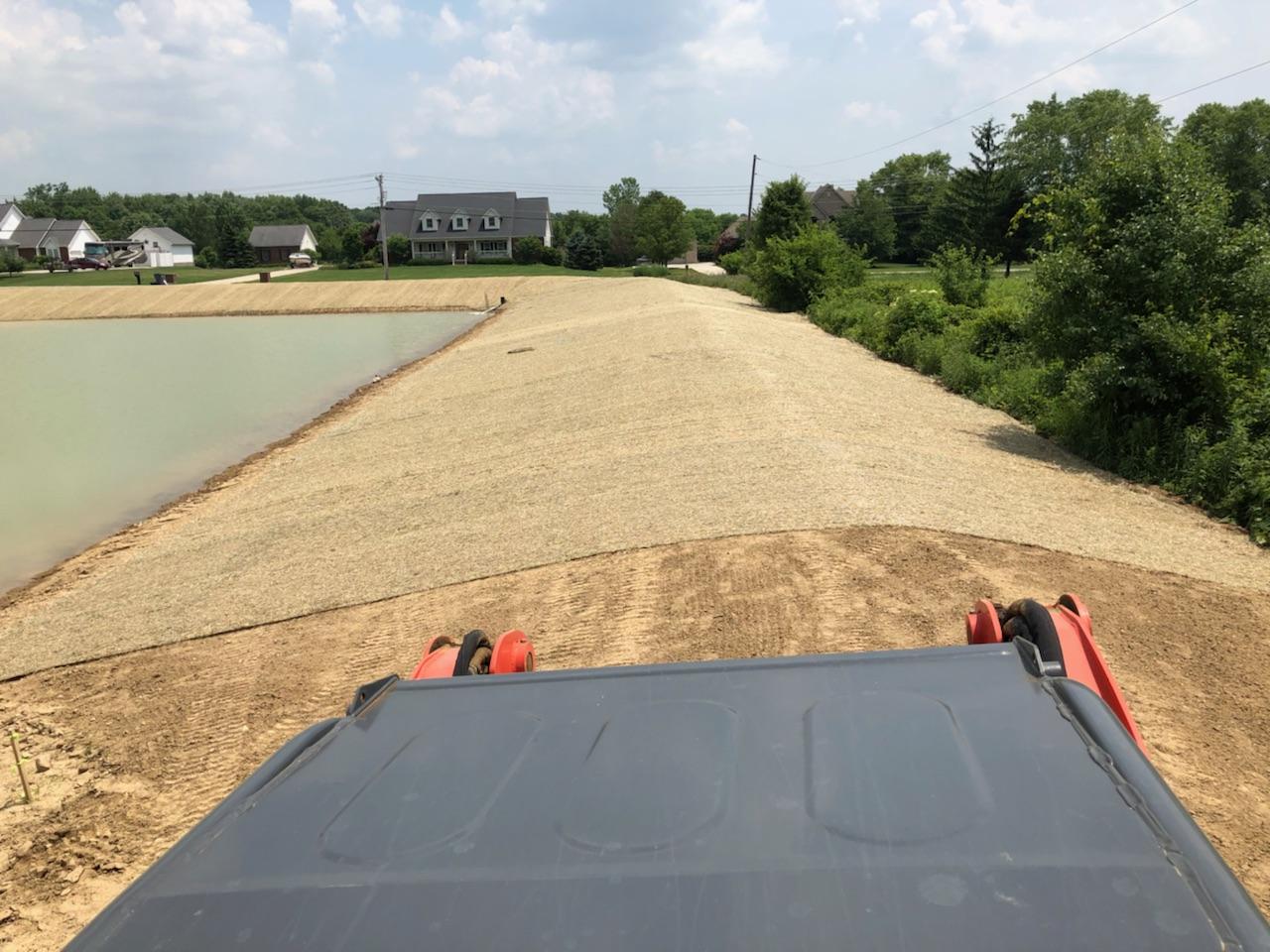 Meadowmoore Pond Slope Stabilization
