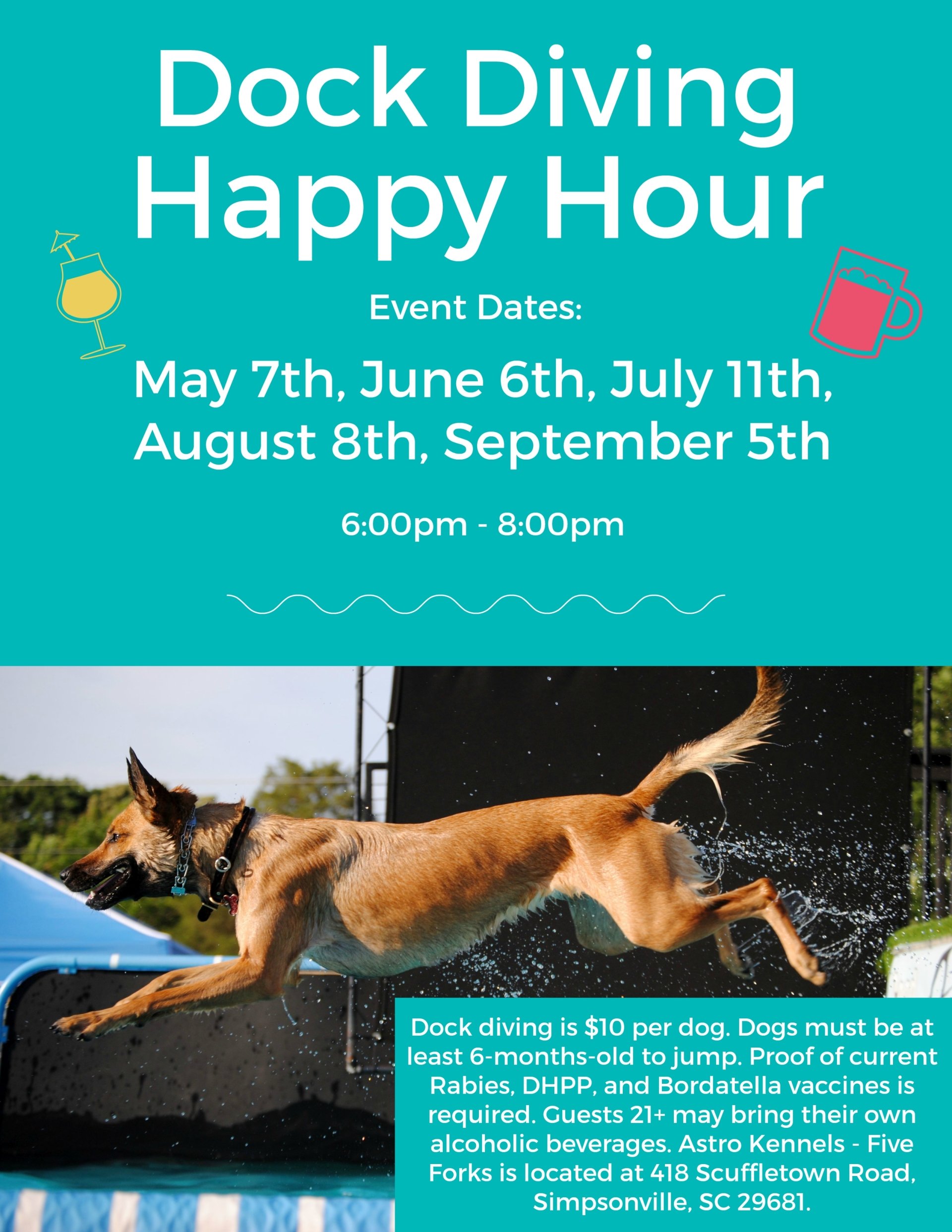2018 Dock Diving Happy Hours!