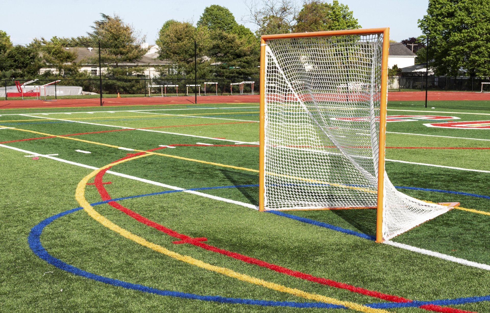 Lacrosse Backstop and Soccer Barrier Netting System NSN