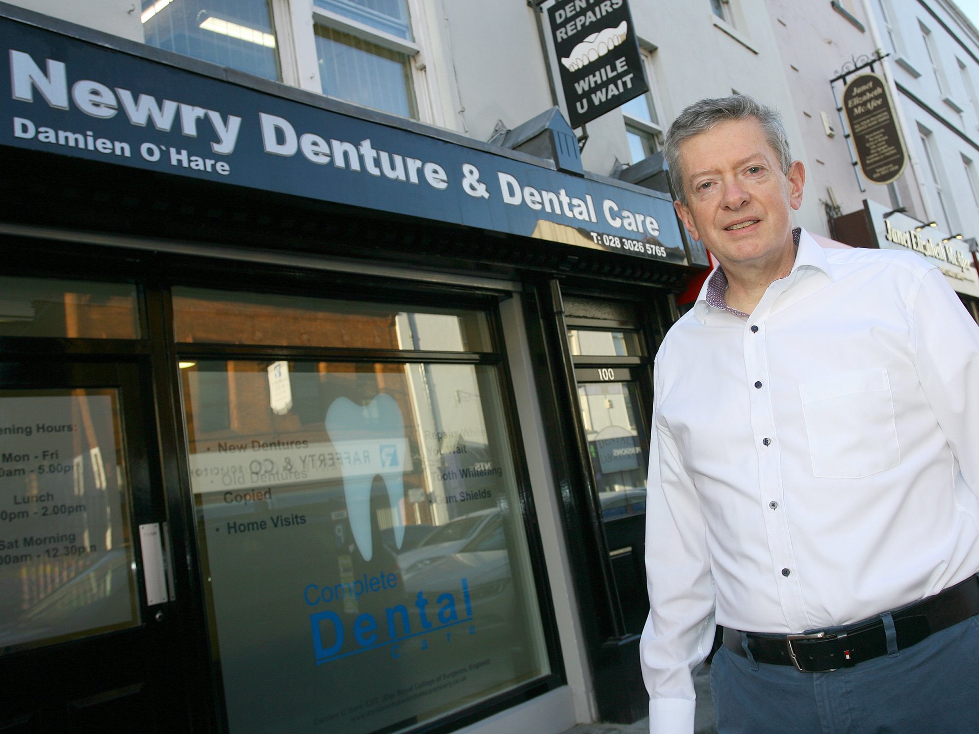 Call our denture clinic in Newry