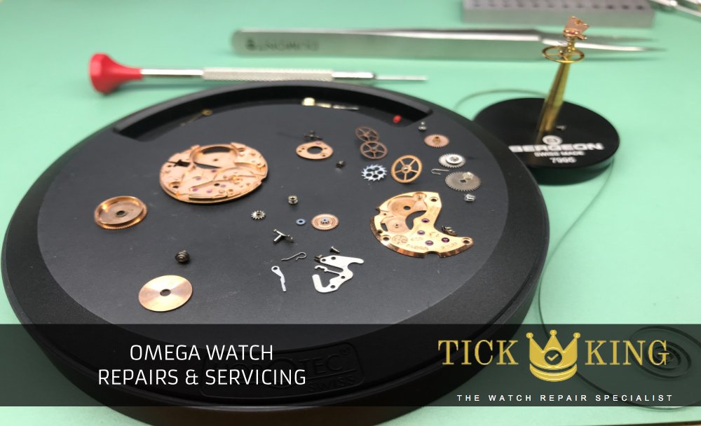 Cartier watch battery replacement in Nottingham. New battery and reseal