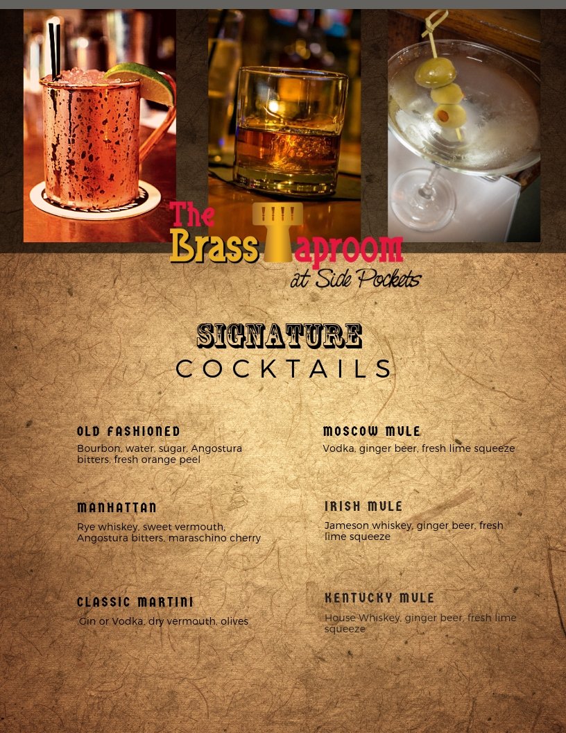 The Brass Taproom An 1880's Bar, Restaurant and Venue