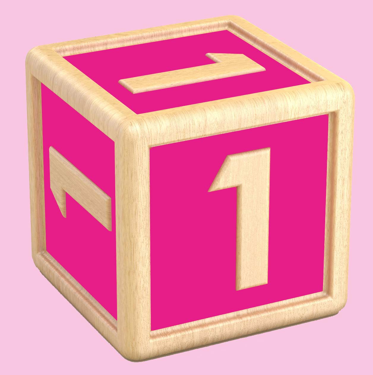 child building block number one