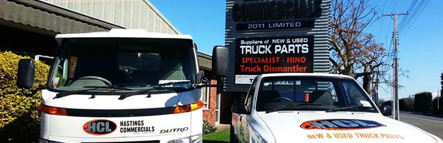 Motor spares delivery trucks in Hastings 