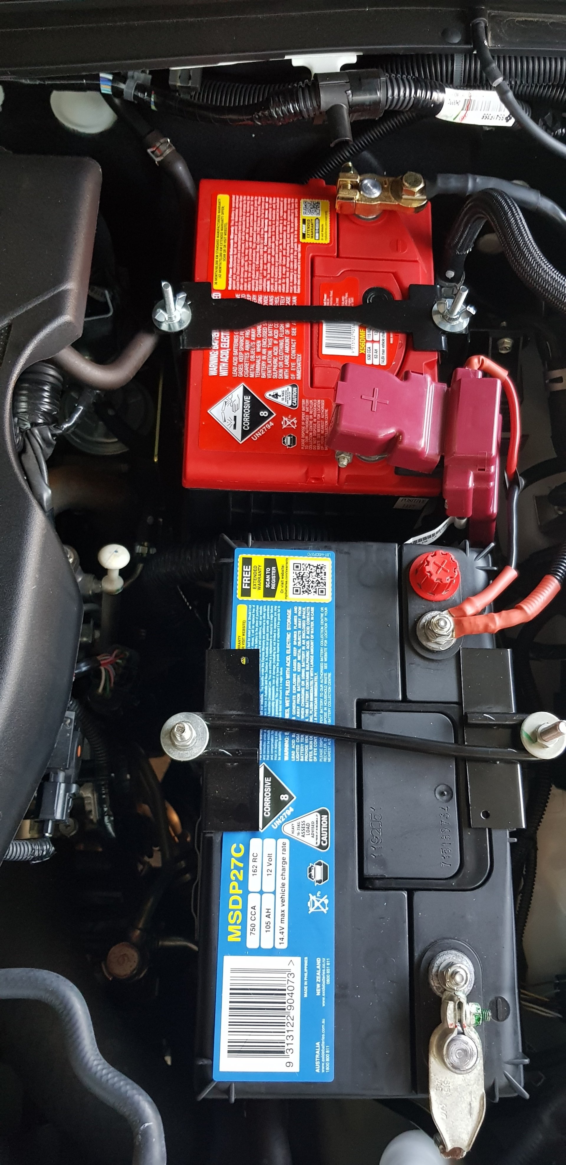 2018 Mitsubishi Triton Dual Battery Setup