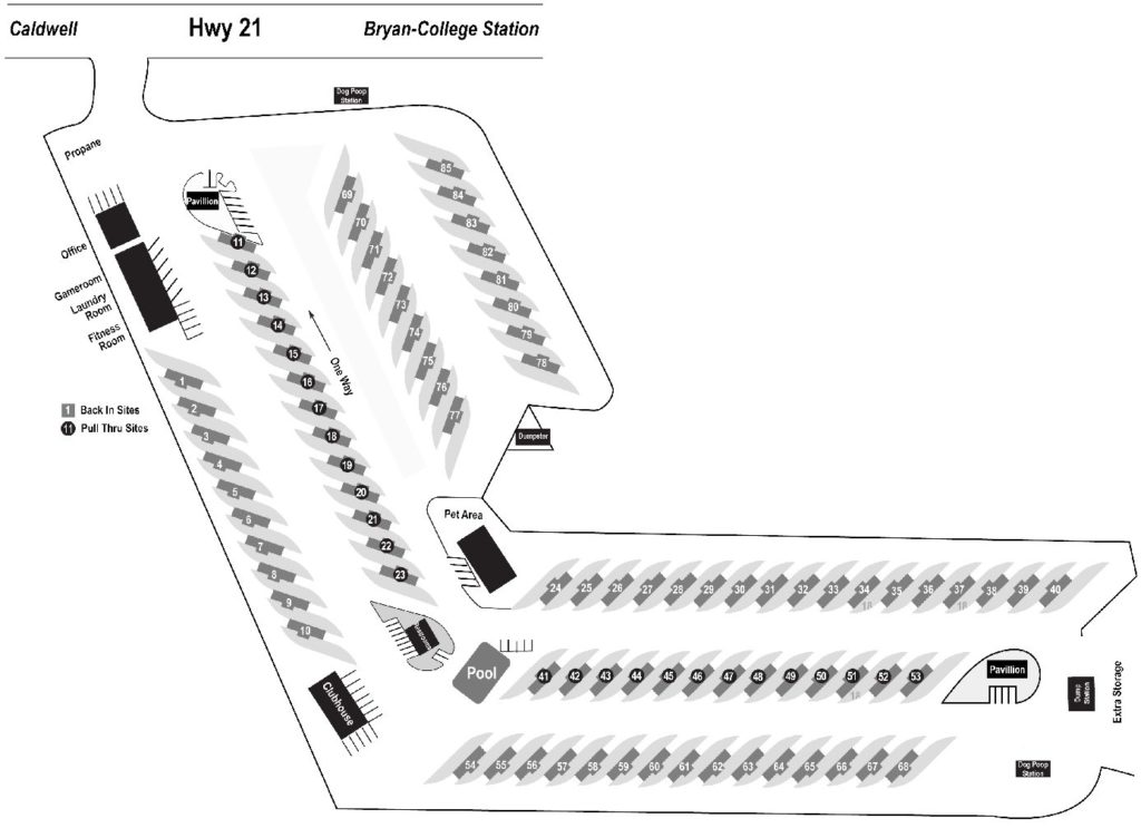 Brazos Valley RV Park Caldwell, TX Gallery
