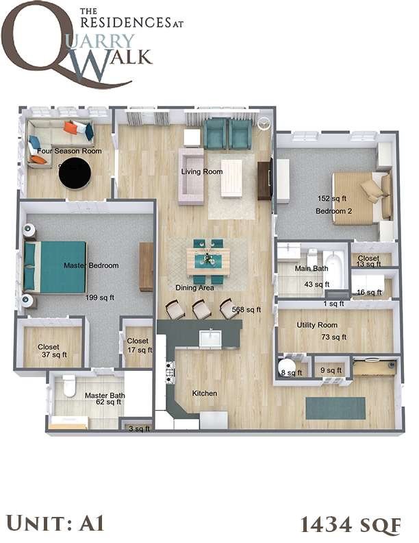 The Residences at Quarry Walk Luxury Apartments in Oxford, CT