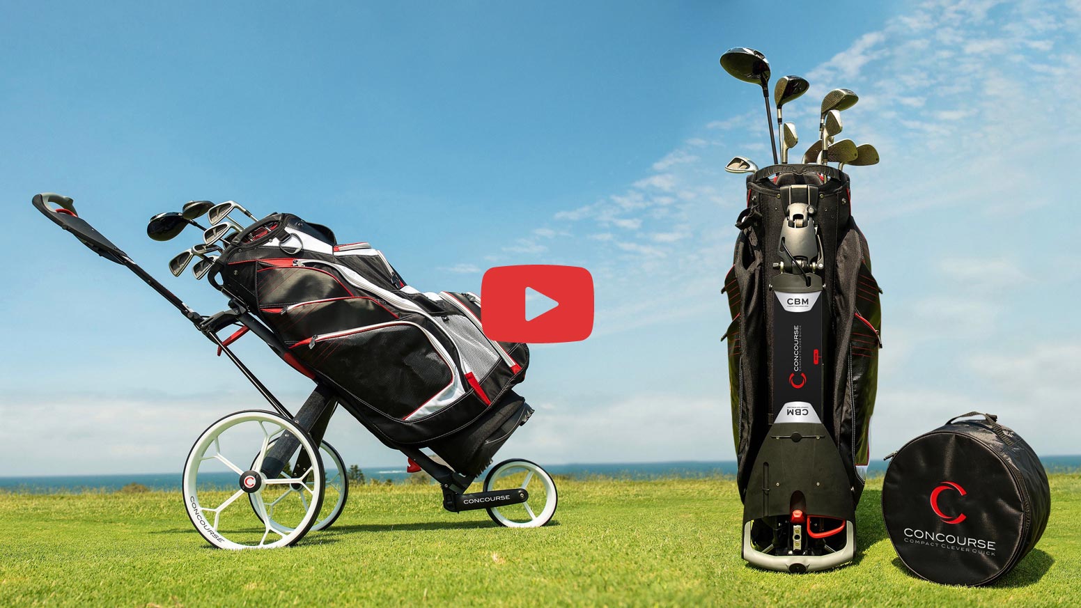 Buy Lightweight Golf Buggies & bags online Concourse Golf