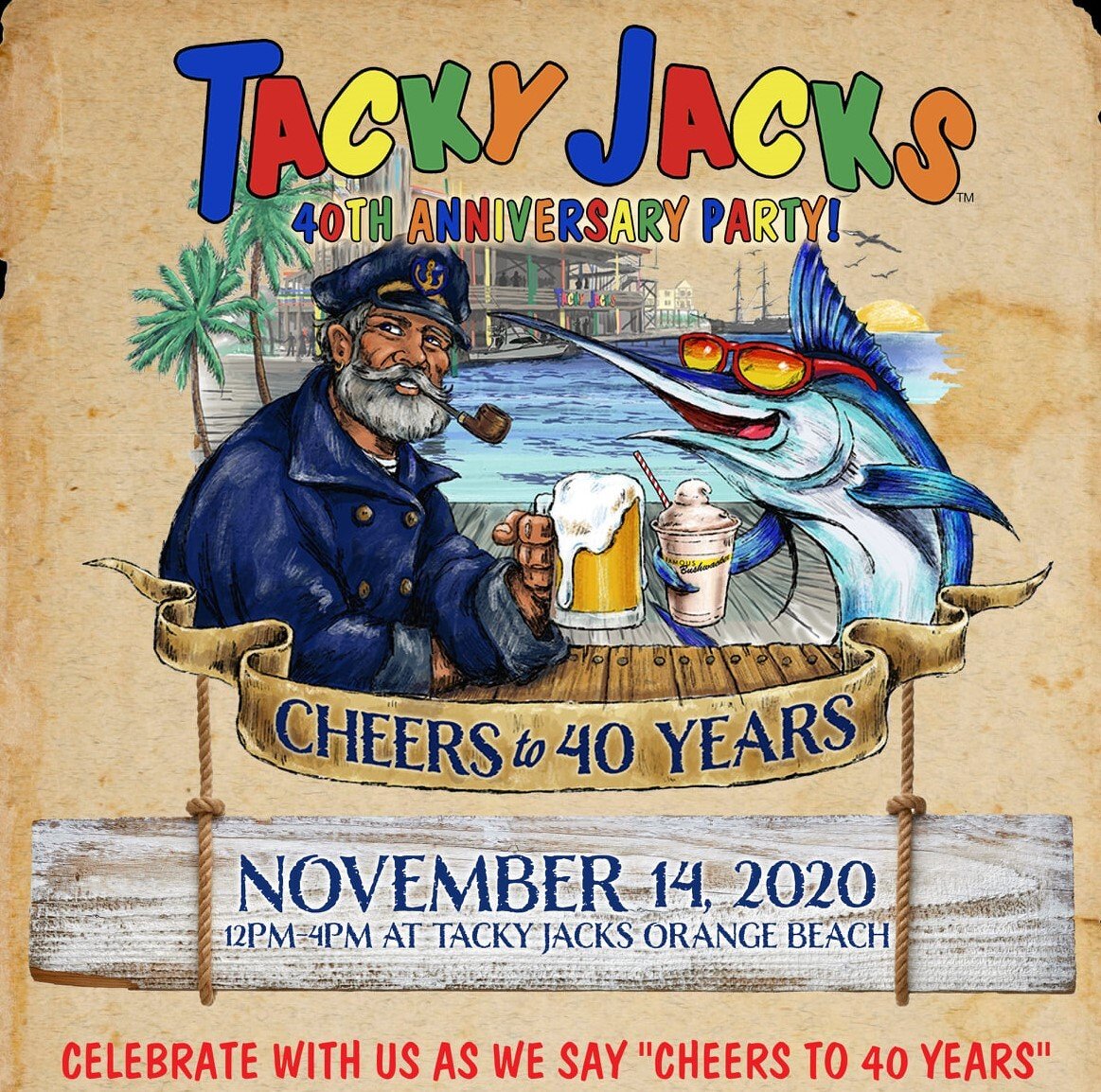 Tacky Jacks will finally celebrate 40th anniversary delayed by Sally