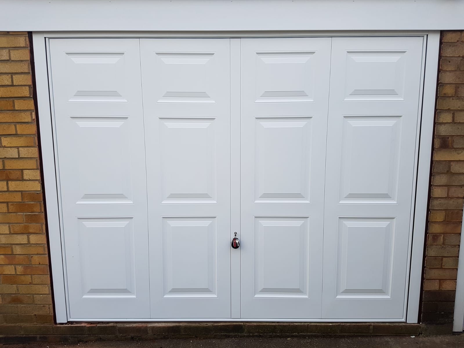 Portfolio of electric garage door installation across Leeds