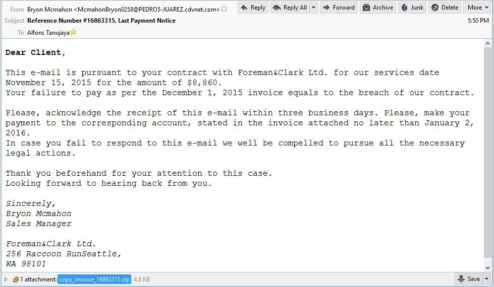 Ransomware teslacrypt by javascript